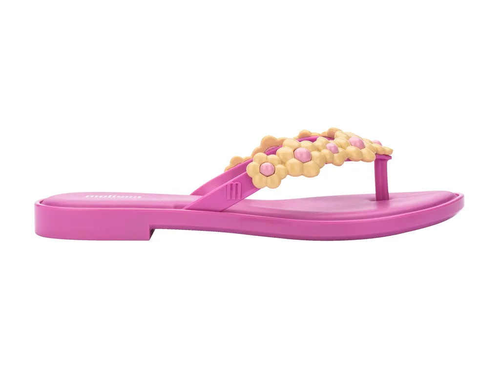 Melissa Flip Flop Spring AD Lilac-Yellow Flipflops