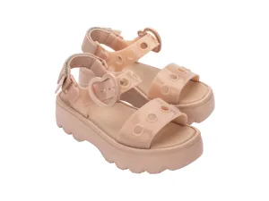 Melissa Kick Off Hot AD Beige Platform Sandals