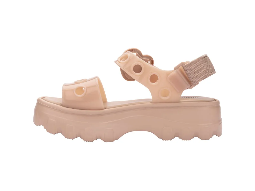 Melissa Kick Off Hot AD Beige Platform Sandals