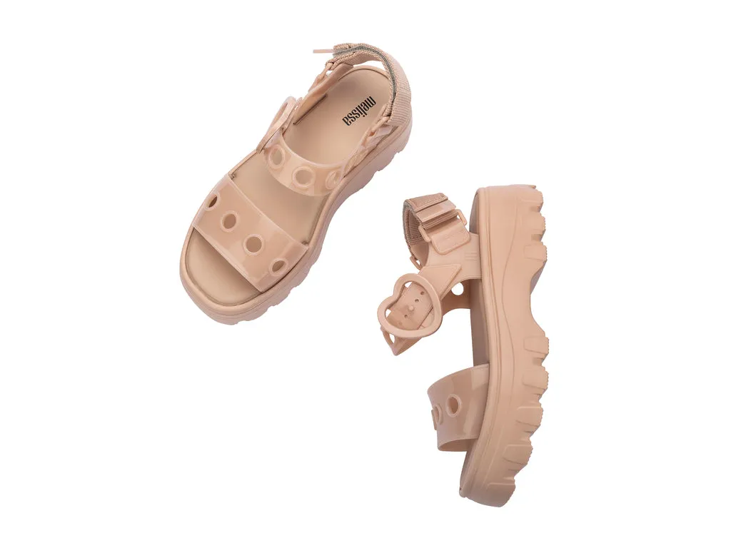 Melissa Kick Off Hot AD Beige Platform Sandals