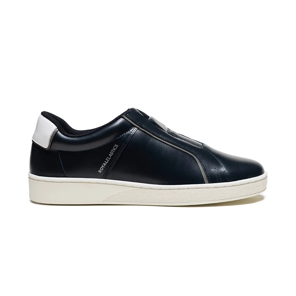 Men's Duca Navy Blue Leather Sneakers 06842-558