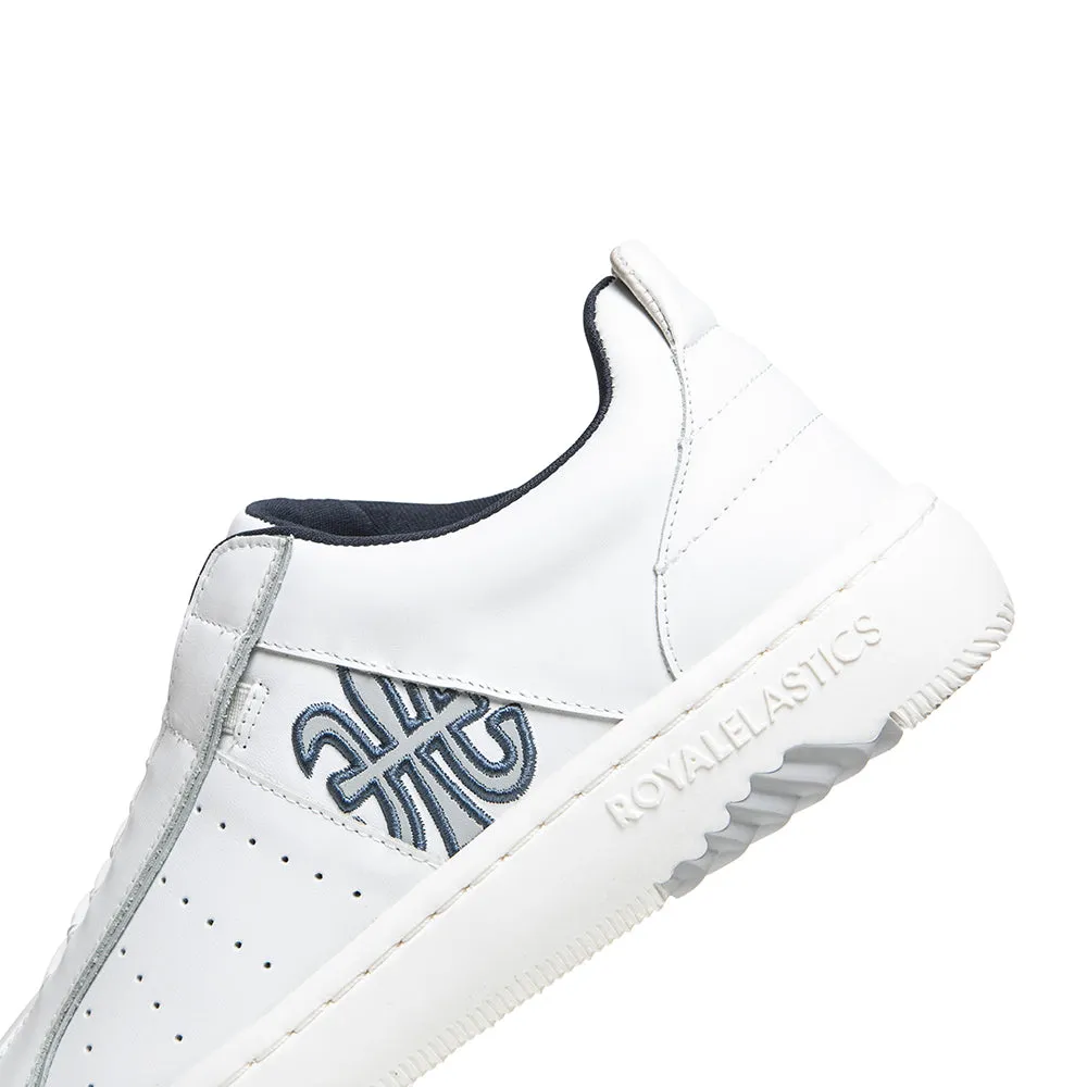 Men's Icon 2.0X White Blue Leather Sneakers 06303-058