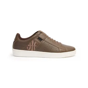 Men's Icon Classic Brown Leather Sneakers 02092-770