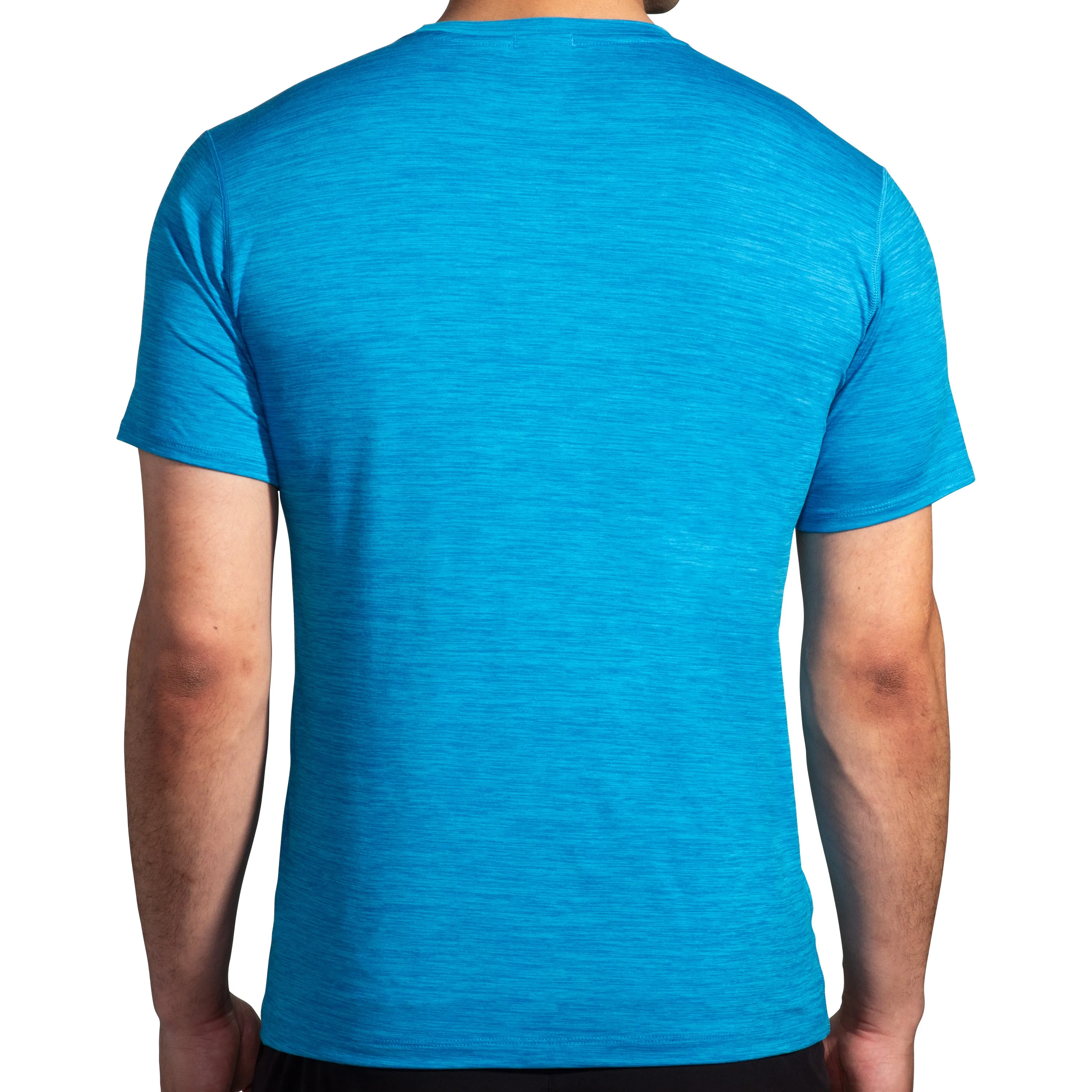 MEN'S LUXE SHORT SLEEVE - 423 HTR CERULEAN - CLEARANCE