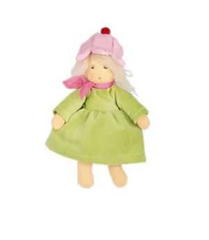 Nanchen Natur Organic Cotton Soft Doll - KLEINES BLUEMCHEN