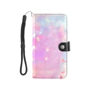 Pink Sparkle Flip Leather Purse for Mobile Phone