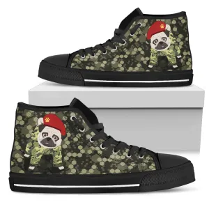 PUG ARMY WOMEN AND MEN HIGH TOP SHOES - FREE SHIPPING WORLDWIDE