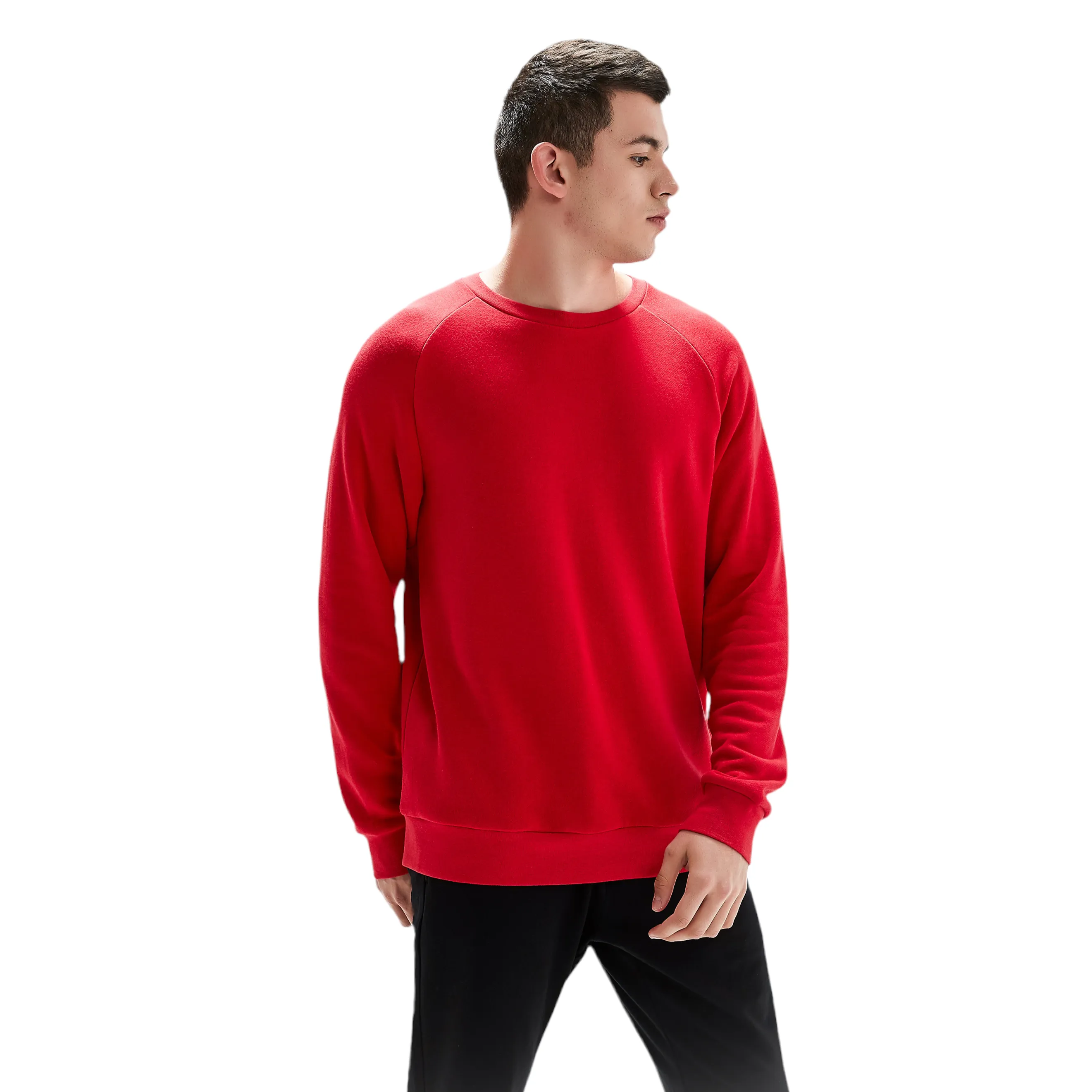 Roosevelt French Terry Performance Sweat Shirt - Red