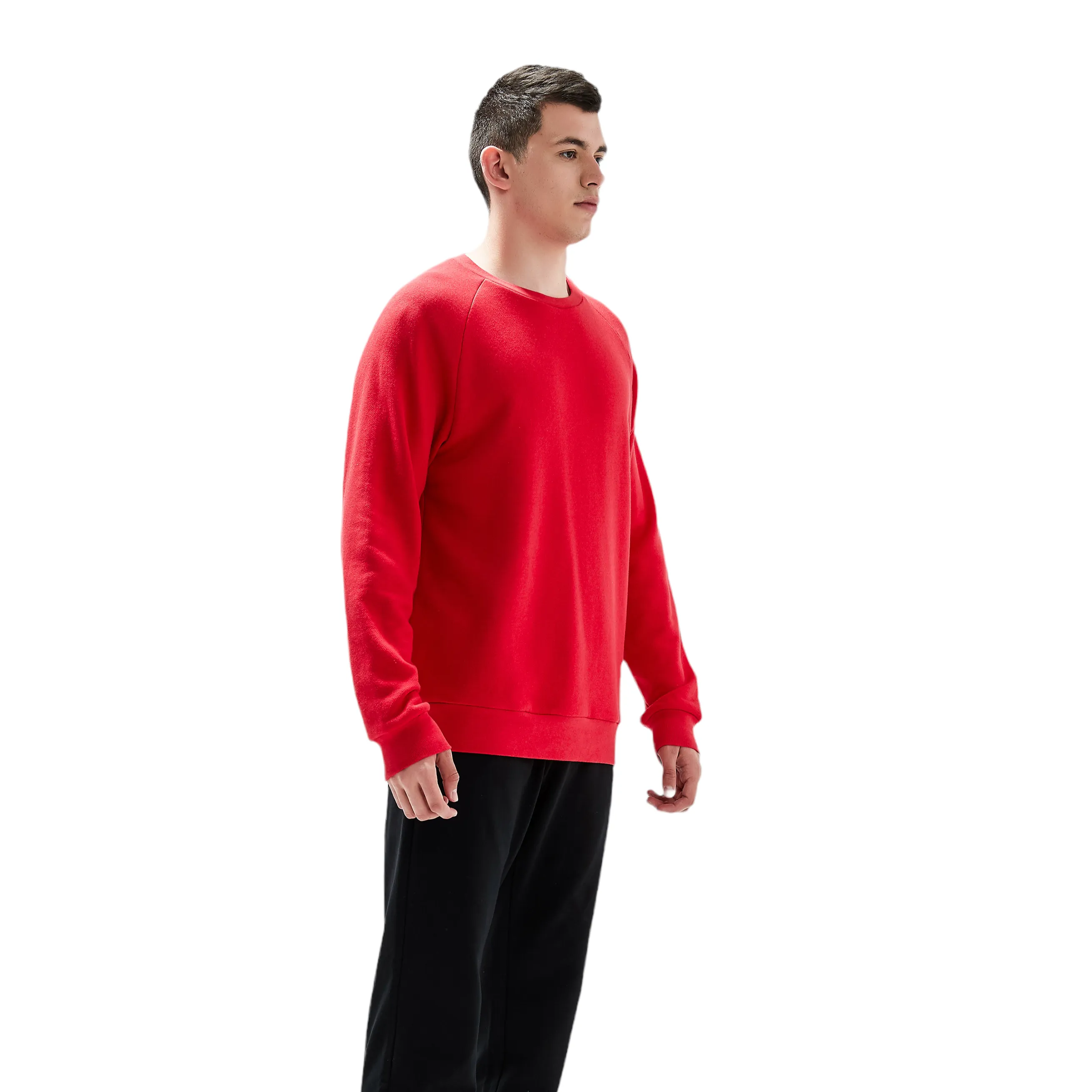 Roosevelt French Terry Performance Sweat Shirt - Red