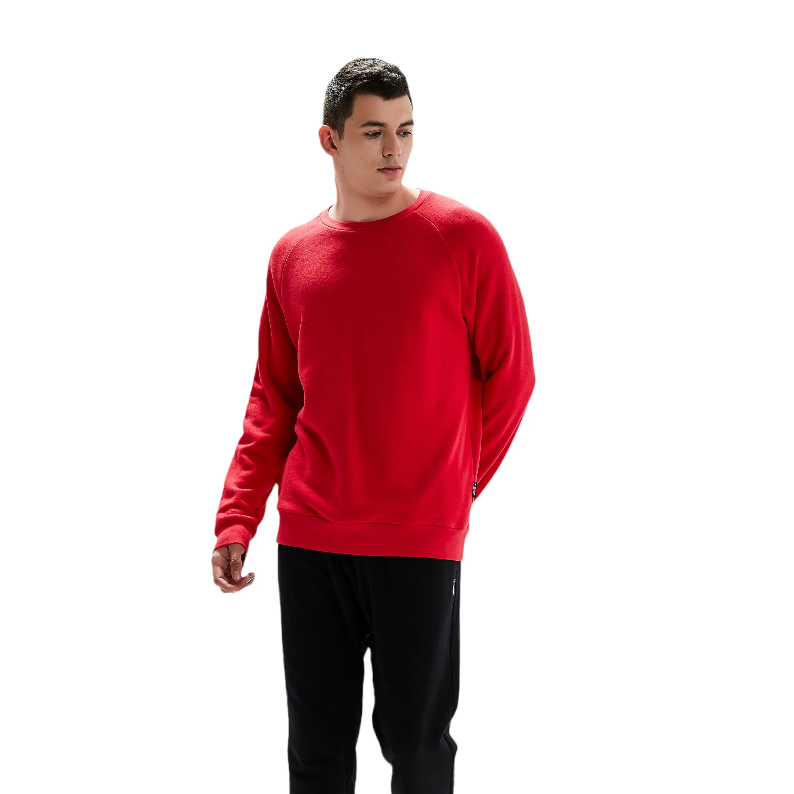 Roosevelt French Terry Performance Sweat Shirt - Red