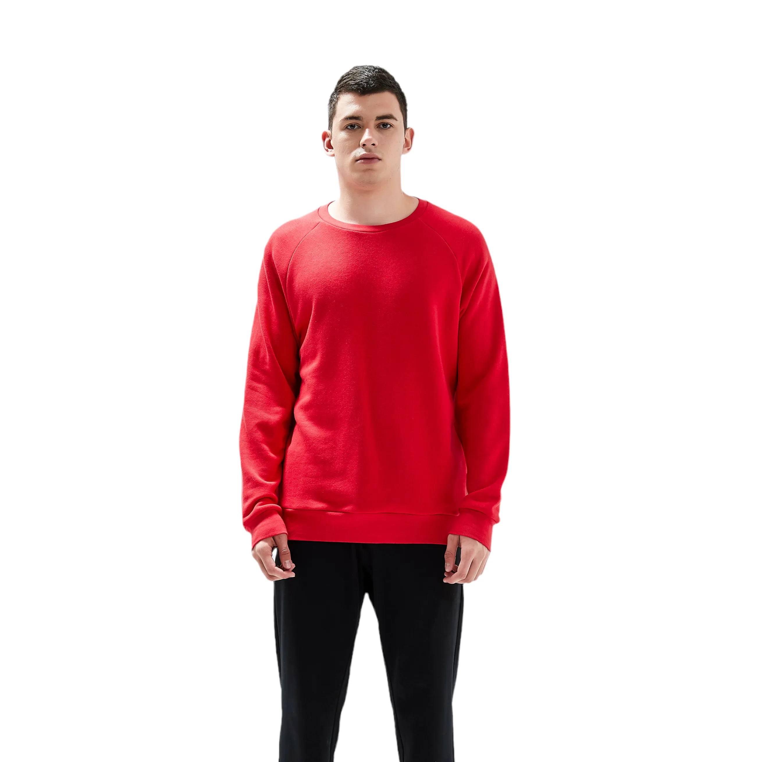 Roosevelt French Terry Performance Sweat Shirt - Red