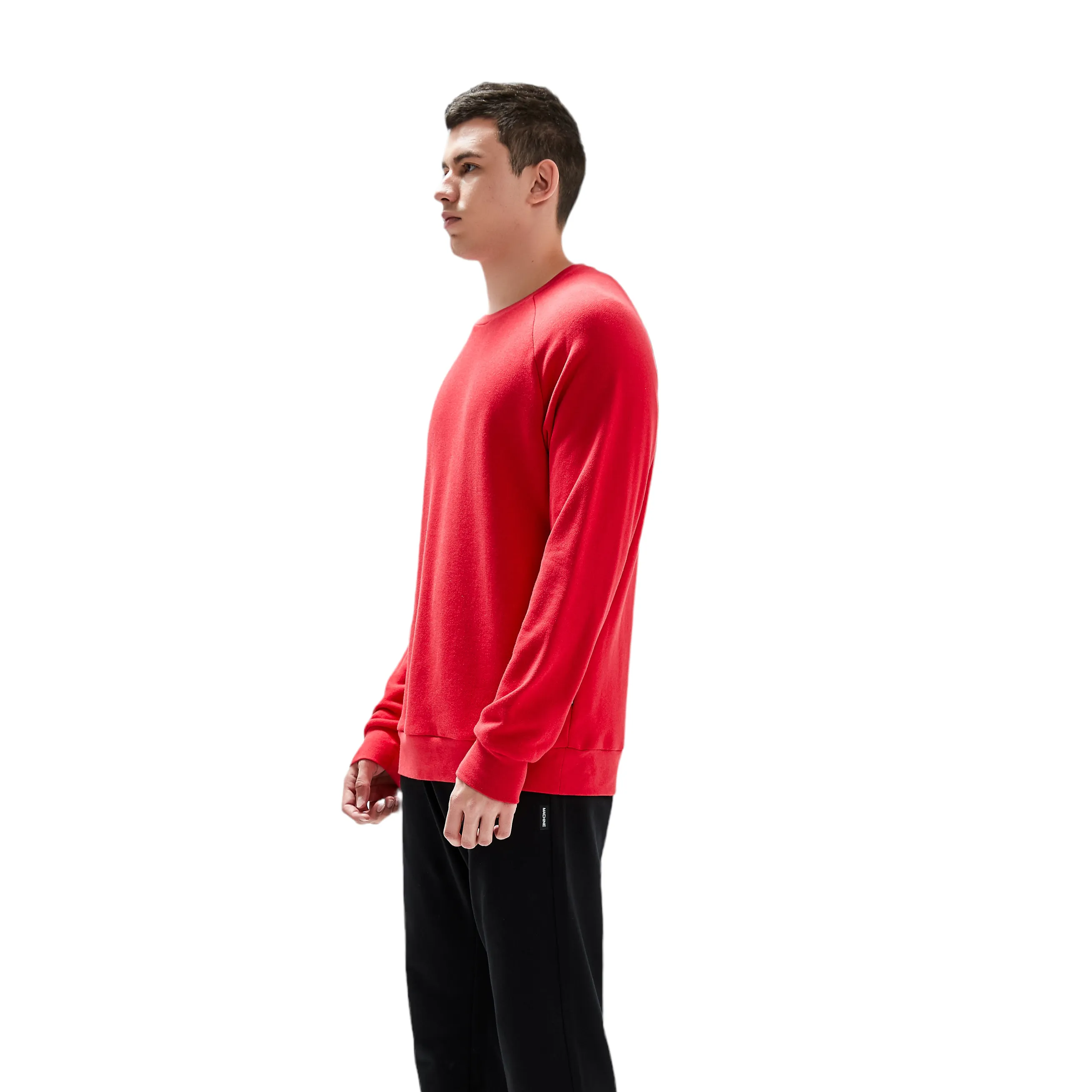 Roosevelt French Terry Performance Sweat Shirt - Red