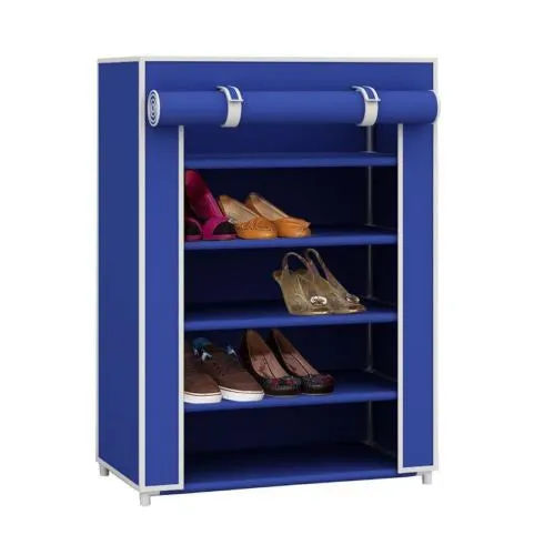 Shoe Closet, 5 Tier, Shoe Rack, Portable Storage Organizer with Shelves