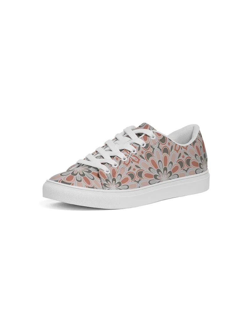 SMF Blooming Flowers Women's Faux-Leather Sneaker