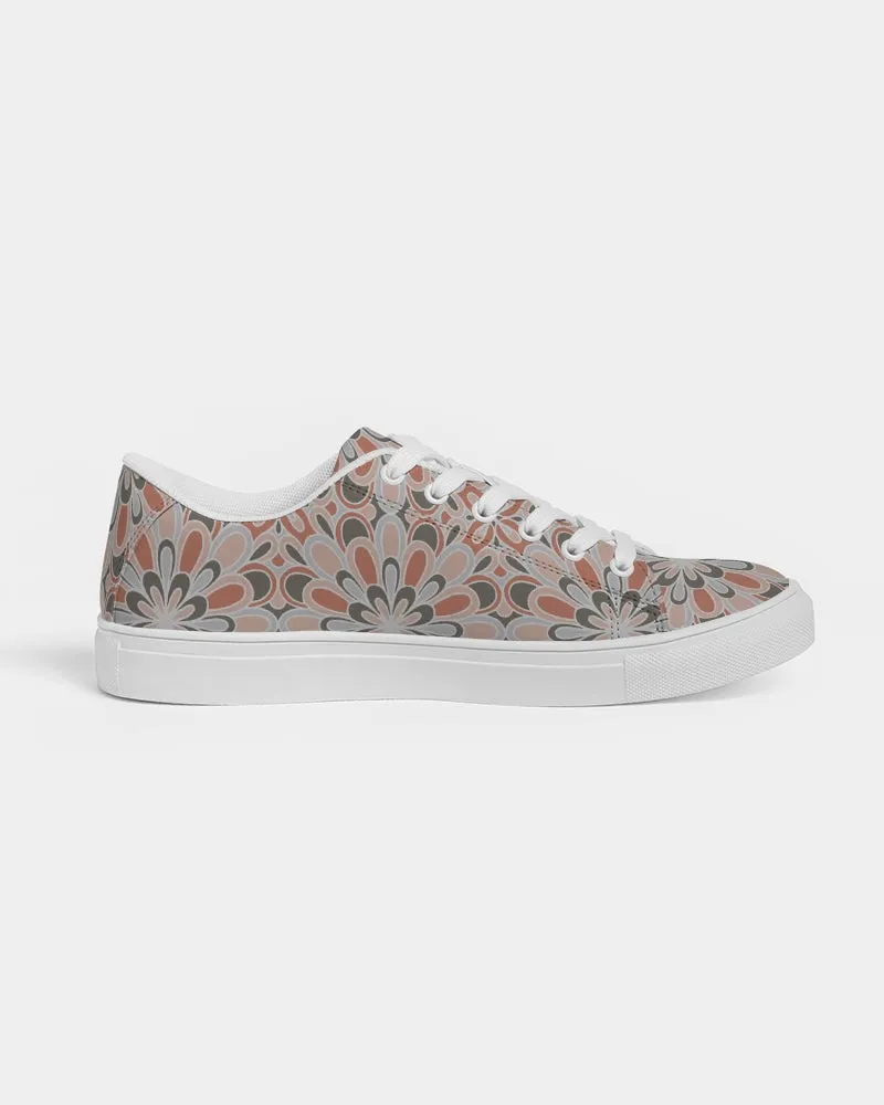 SMF Blooming Flowers Women's Faux-Leather Sneaker