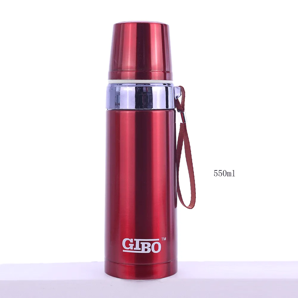 Steel  thermos  bottle.(550mL)