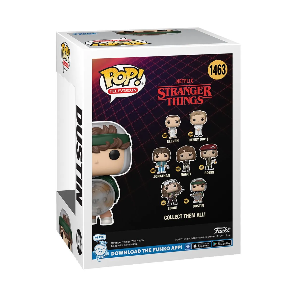 Stranger Things Season 4 Dustin with Shield Funko Pop! Vinyl Figure