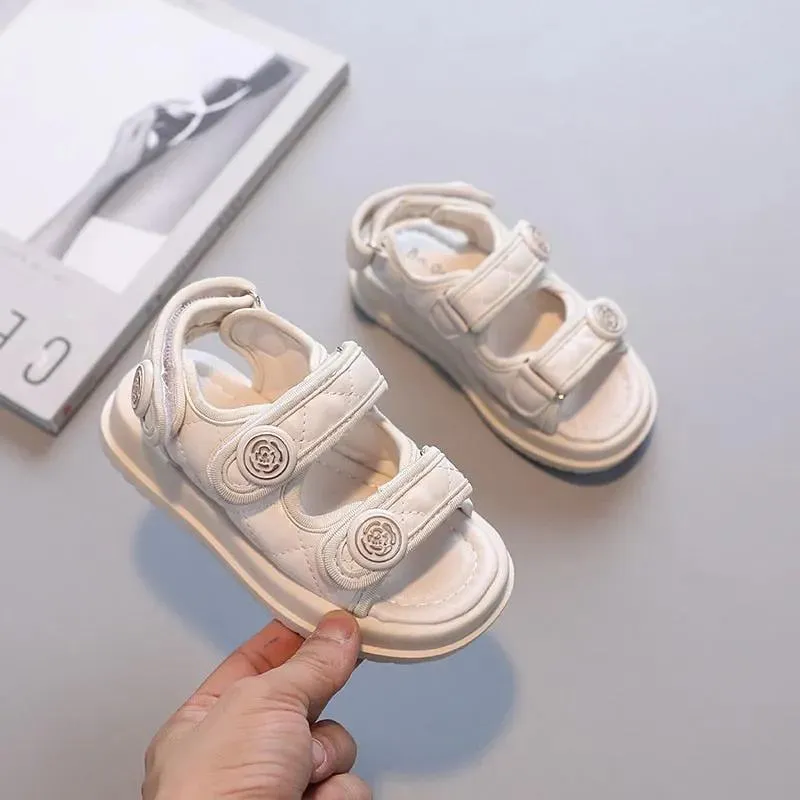 Strappy Buckle Sandals for Children