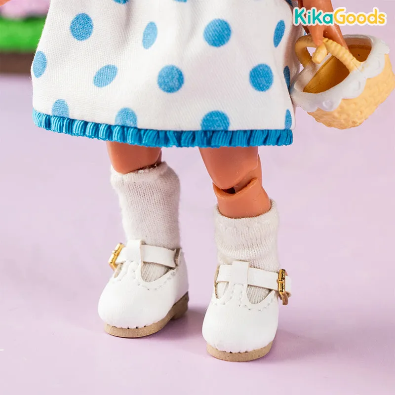 T-shaped Princess Shoes 1/12 BJD Figure Shoes Accessories