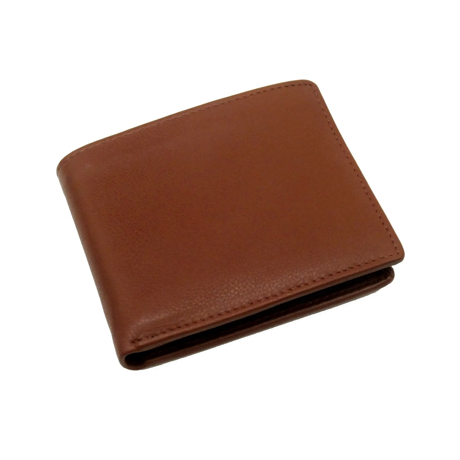 Touro Signature Leather Wallets Pebble Grain Flip ID Wallet