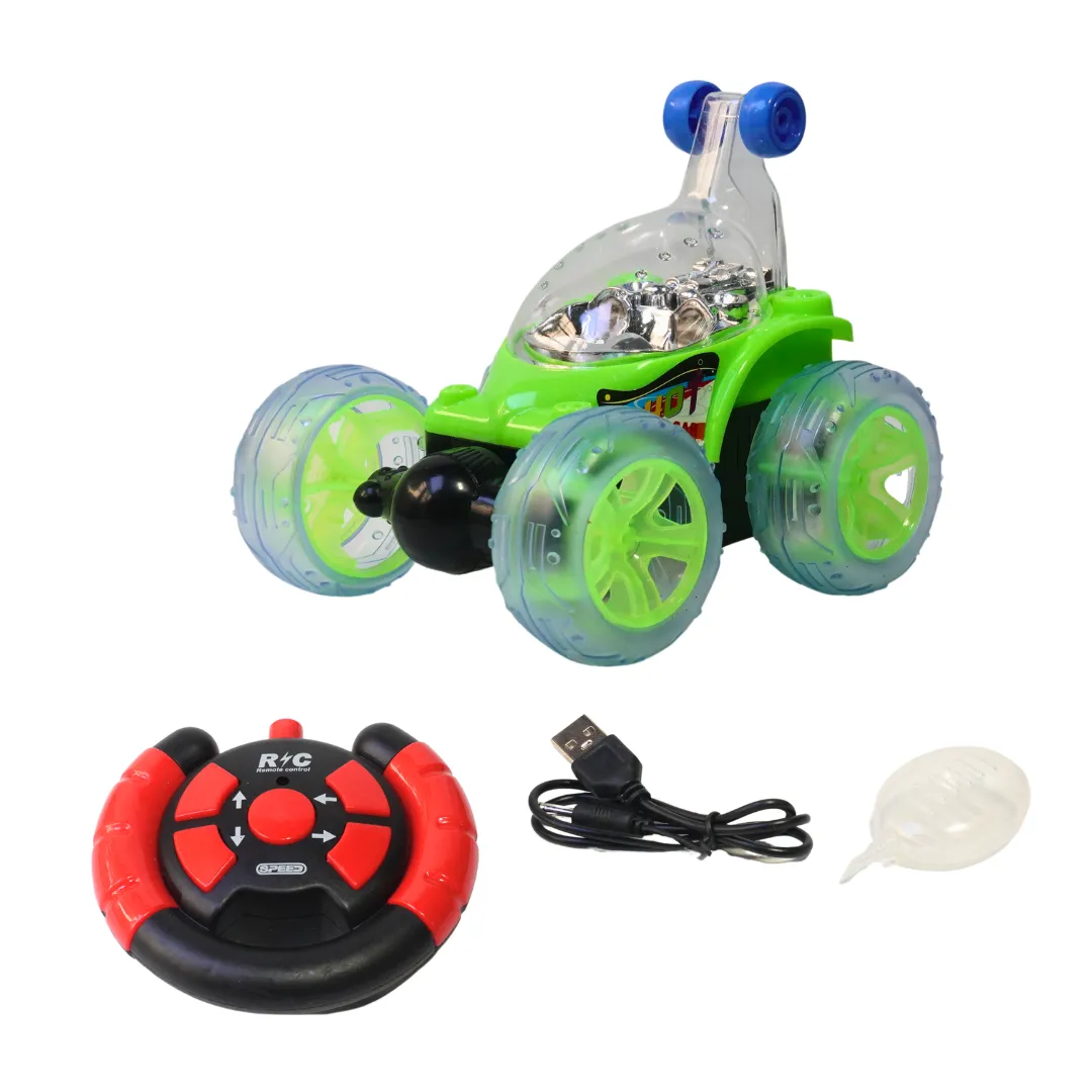 Toy boi SPRAY Remote Control Rolling Stunt RC Car (Random colours will be sent)