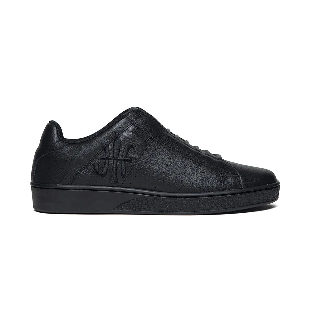 Women's Icon Black Logo Leather Sneakers 91900-999