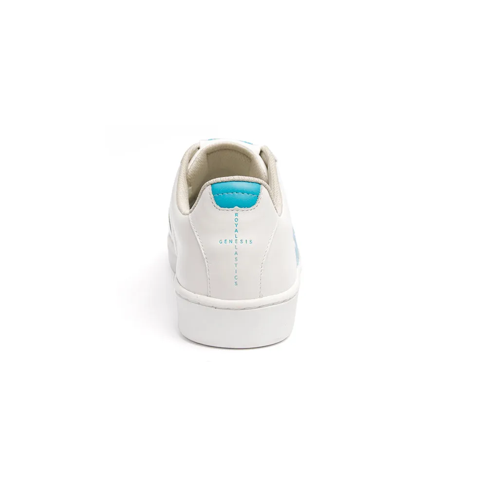 Women's Icon Genesis Bubblegum White Blue Leather Sneakers 91992-500