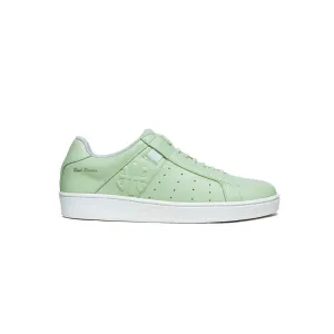 Women's Icon Green Logo Leather Sneakers 91913-444