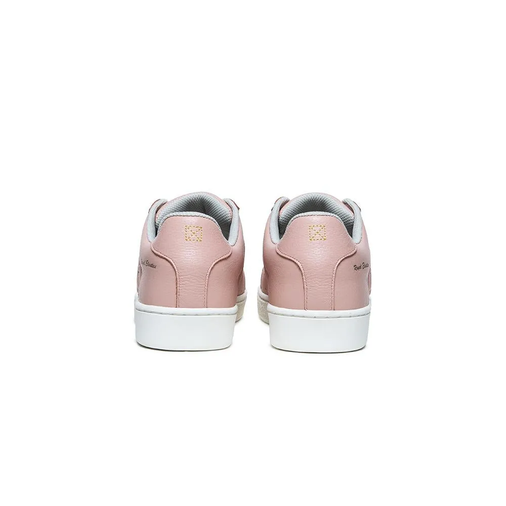 Women's Icon Pink Logo Leather Sneakers 91913-111