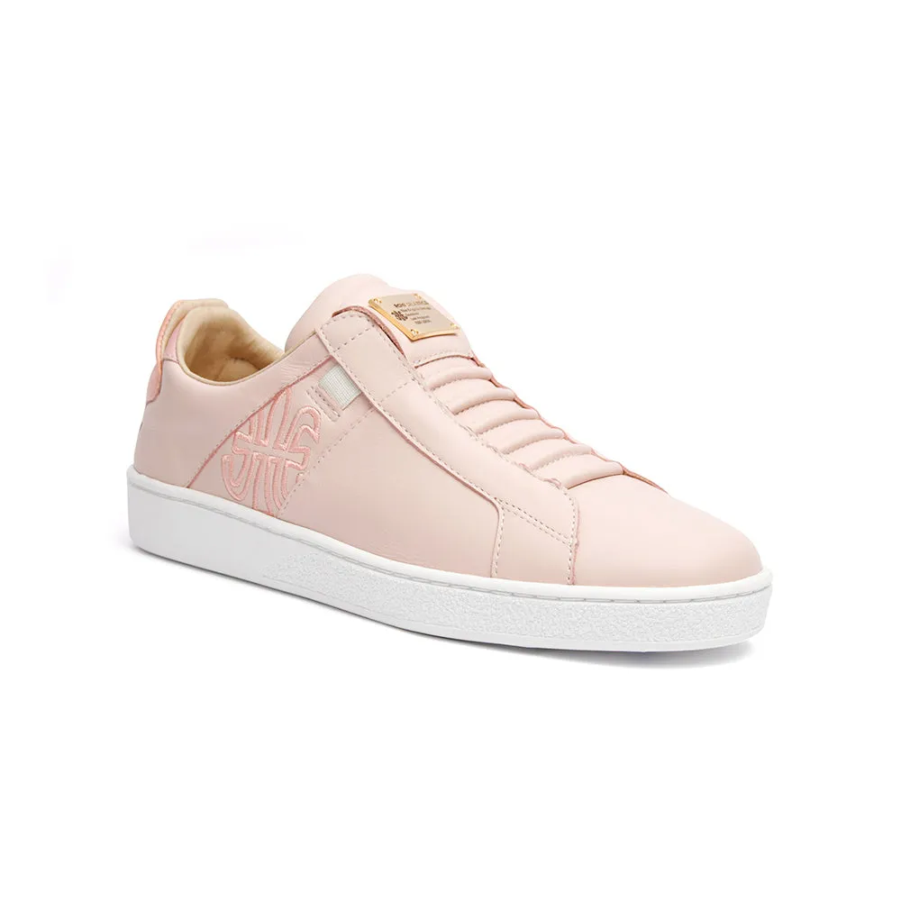 Women's Icon SBI Pink Leather Sneakers 92592-110