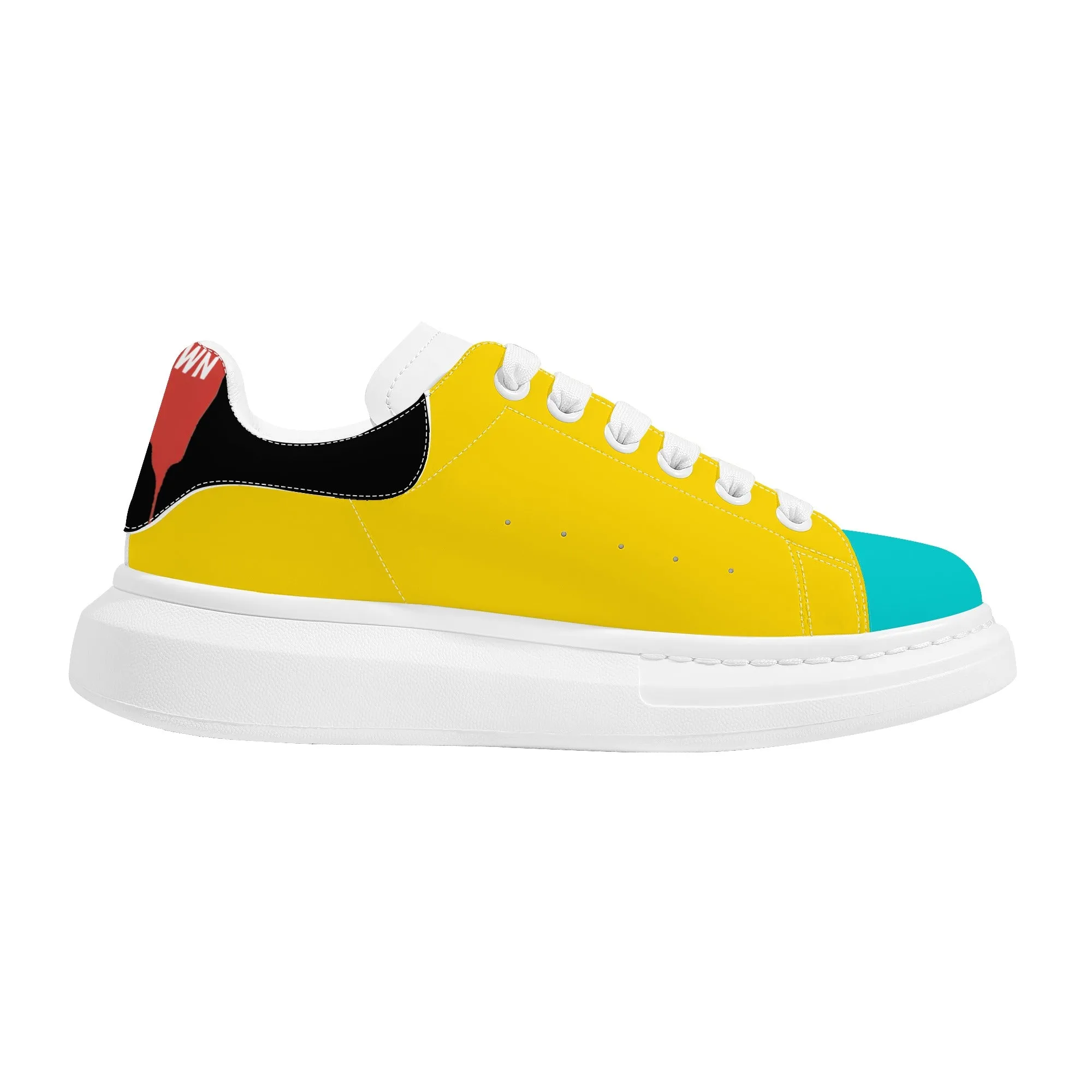 Womens Multi Color FCS Low Top Chunky